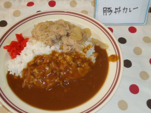 20150523豚丼カレー